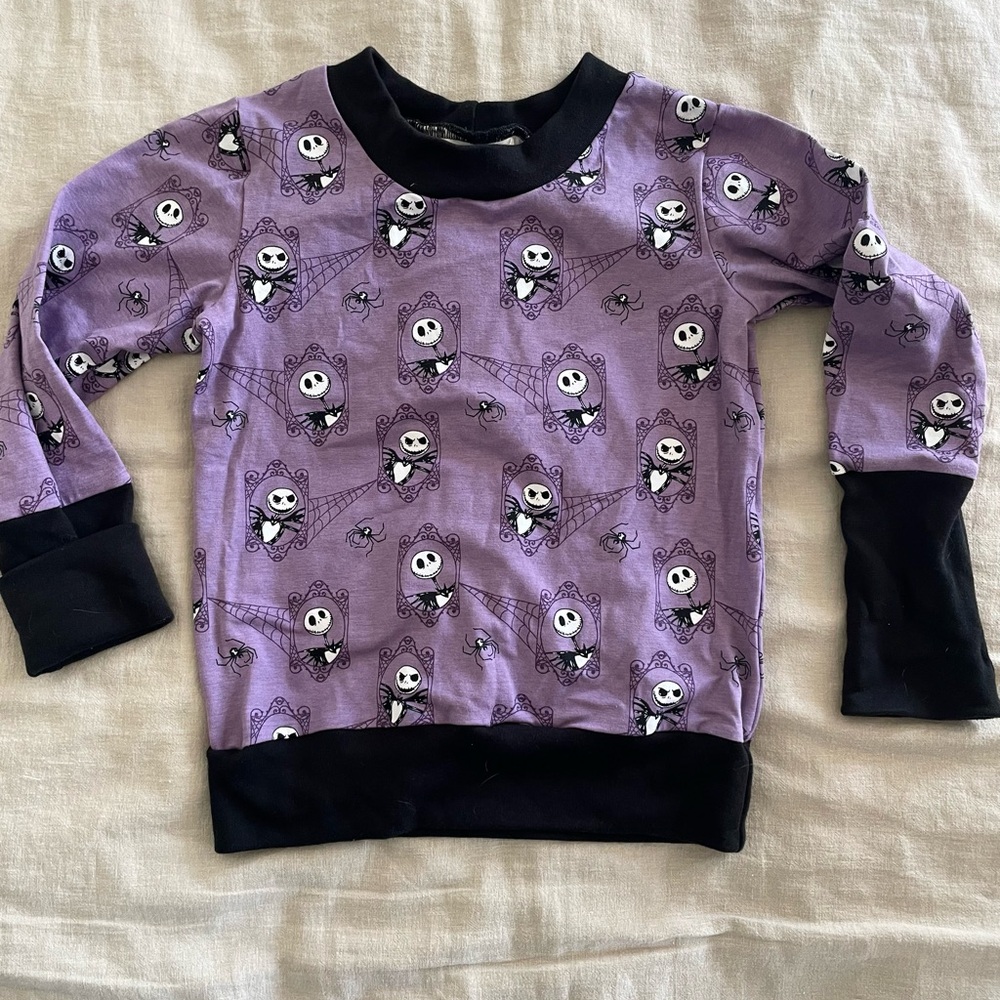 Kids Purple Nightmare Before Christmas Shirt